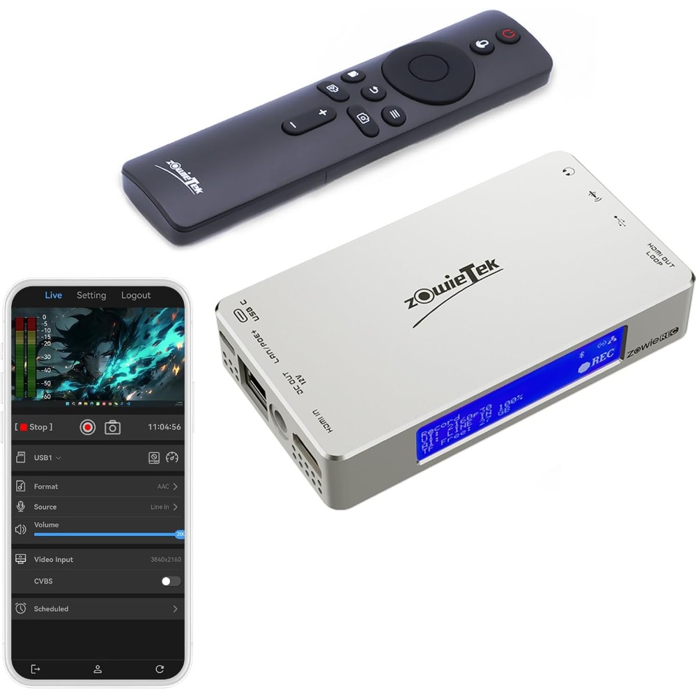 Pc Gaming On Tv - 4K@30fps HDMI Video Recorder, ZowieREC, Premium
