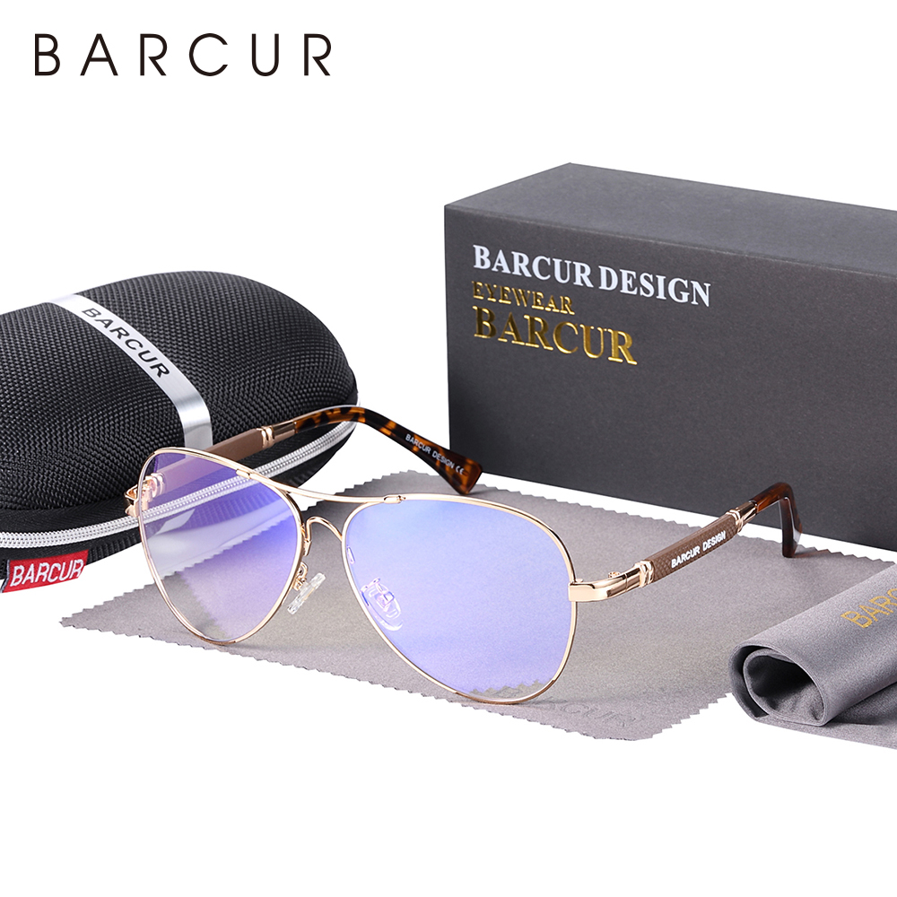Gaming Glasses Blue Light - BARCUR Anti Blue Light Blocking Glasses