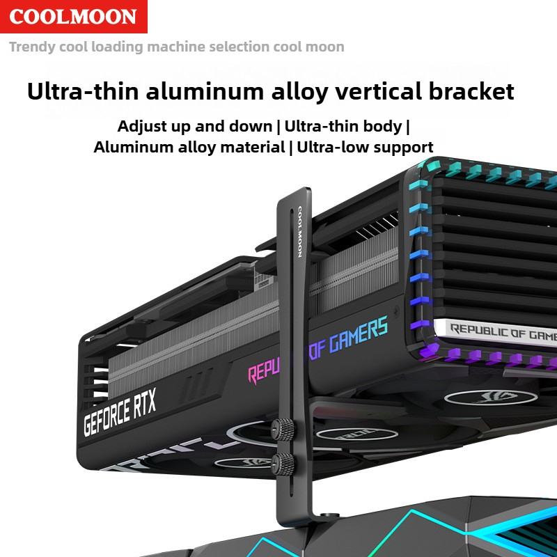 Pc Gaming Graphics Card - Universal Aluminum GPU Brace Support Holder