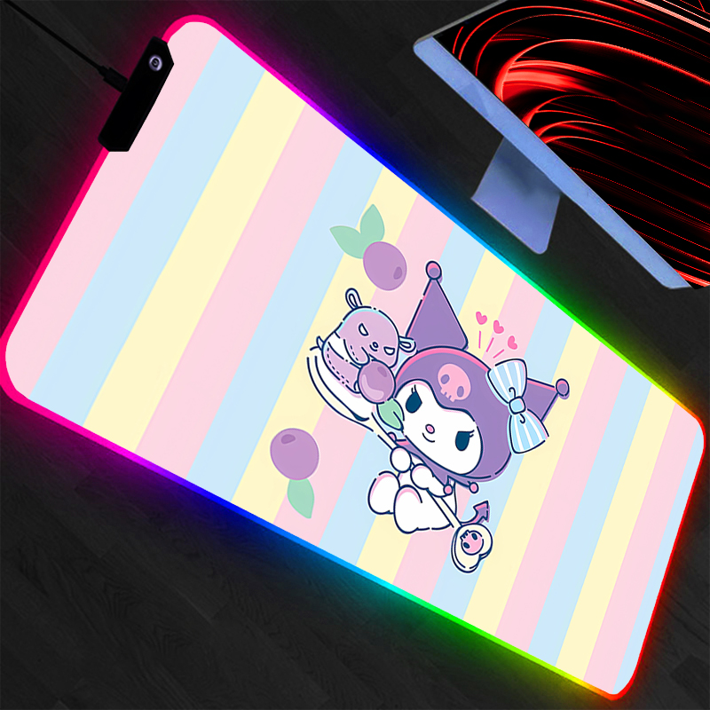 Pc Gaming Kuromi - Kuromi Large Mouse Pad RGB Laptop