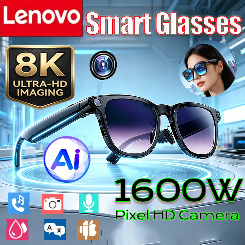 Gaming Glasses Blue Light - Lenovo 8K 1600MP Smart Glasses AI