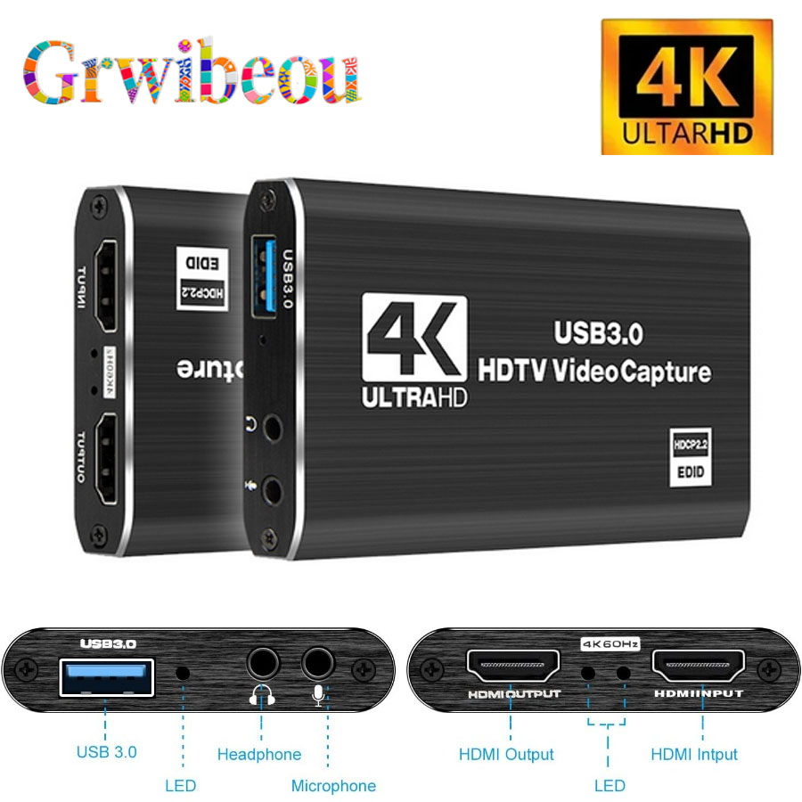 Pc Gaming Games - 4K USB 3.0 Video Capture Card