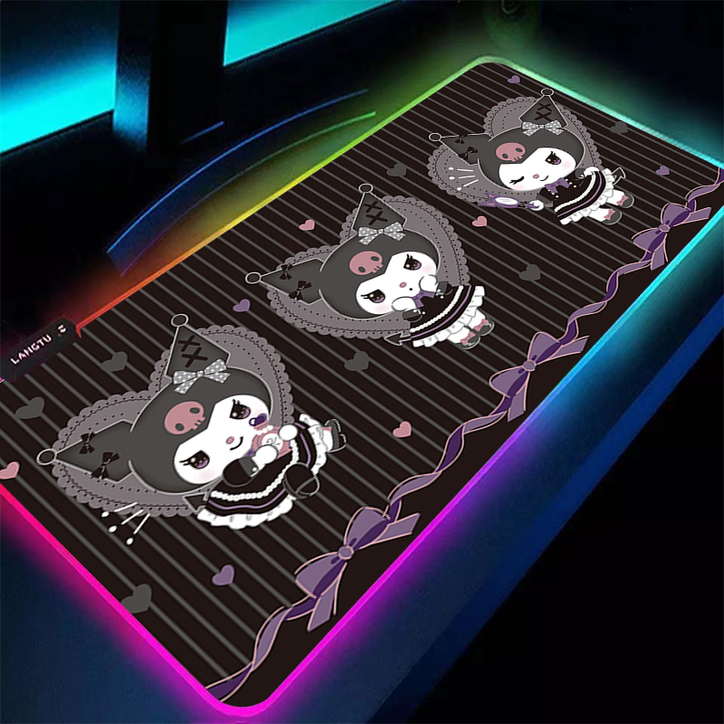 Pc Gaming Kuromi - Rubber Mouse Pad RGB PC Computer