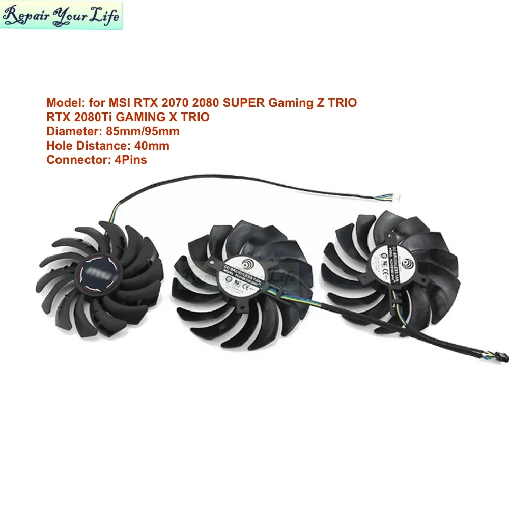 Pc Gaming Graphics Card - PC VGA Cooling Fan for MSI