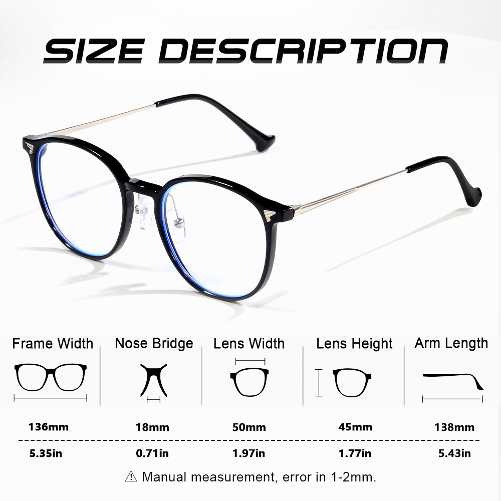 CRIXALIS Round  Anti Blue Ligh - Gaming Glasses Blue Light review and price