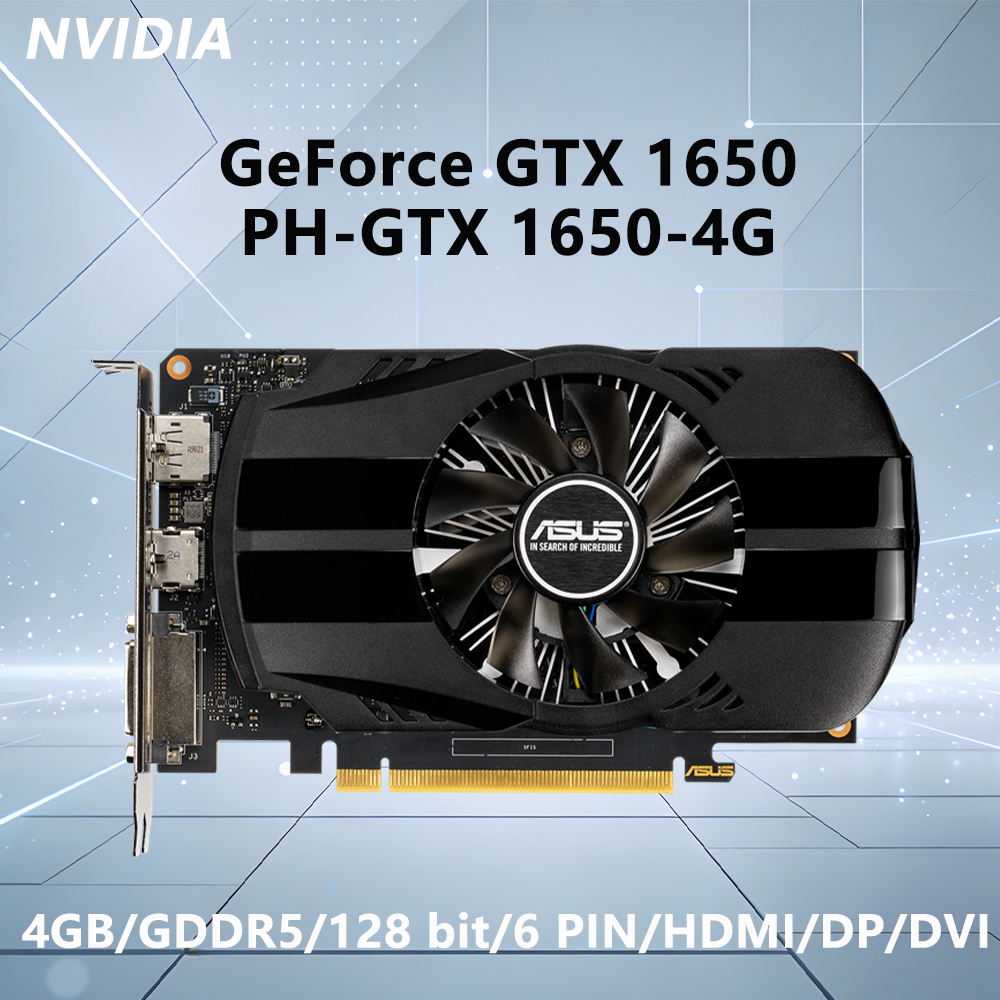 ASUS NVIDIA GTX 1650 GPU PH GT - Pc Gaming Graphics Card review and price