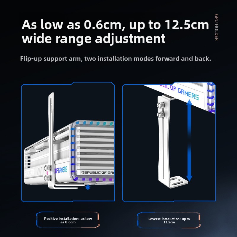 Universal Aluminum GPU Brace S - Pc Gaming Graphics Card review and price
