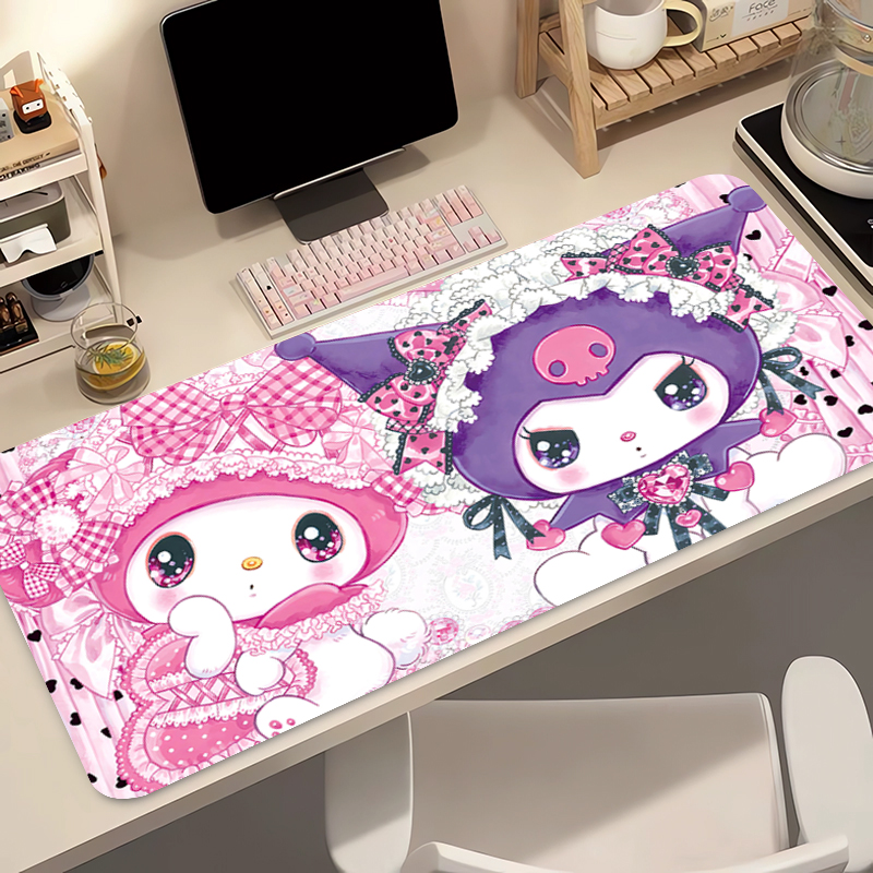 Mouse Pad Edge White Kuromi La - Pc Gaming Kuromi review and price
