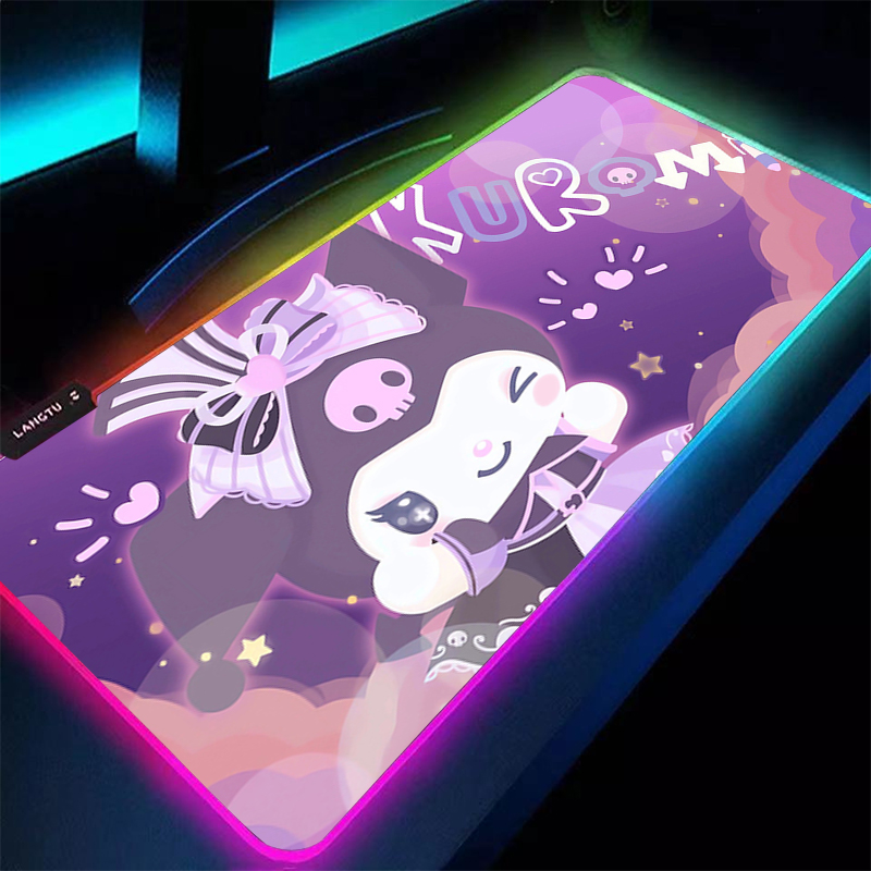 RGB Large Gaming Mouse Pad Kur - Pc Gaming Kuromi review and price