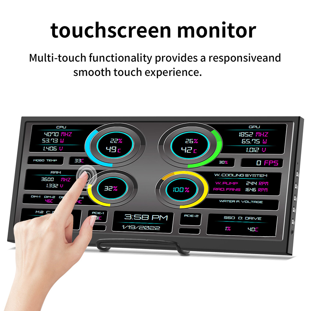 12.3 Inch TouchScreen Monitor  - Pc Zotac Gaming review and price