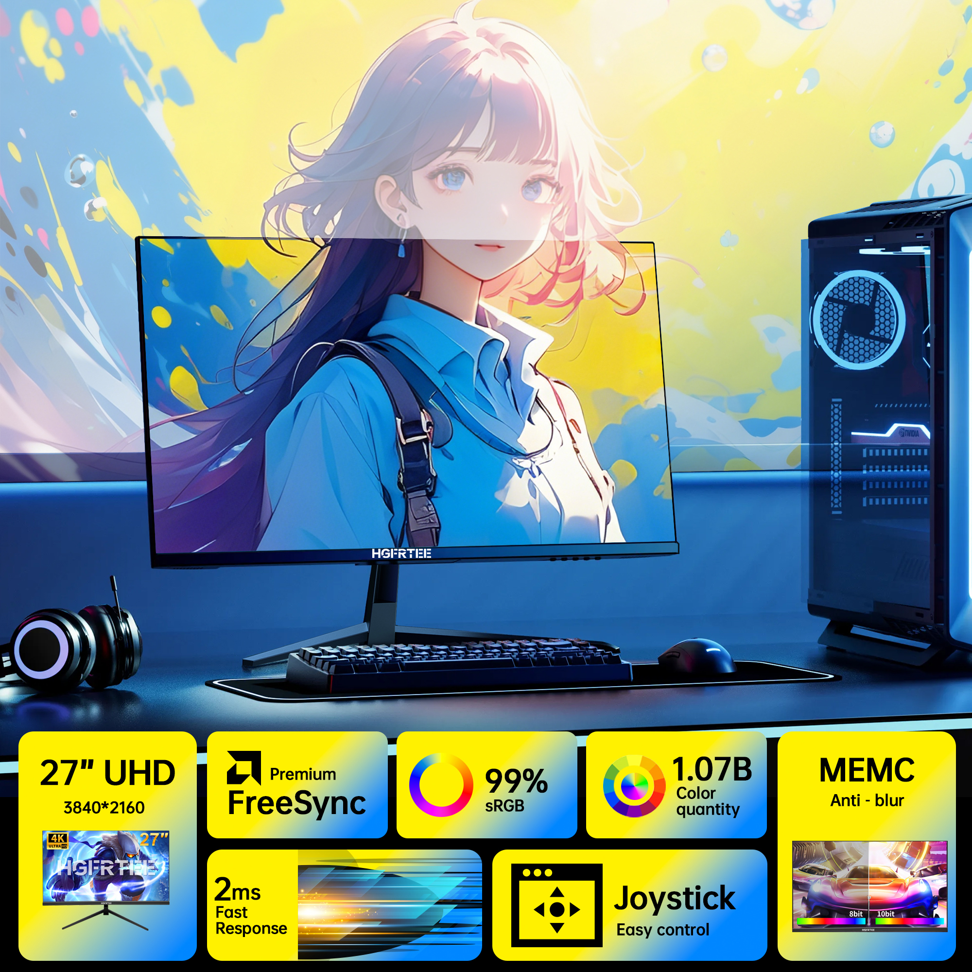 HGFRTEE 4K 27 Inch Monitor 384 - Pc Zotac Gaming review and price