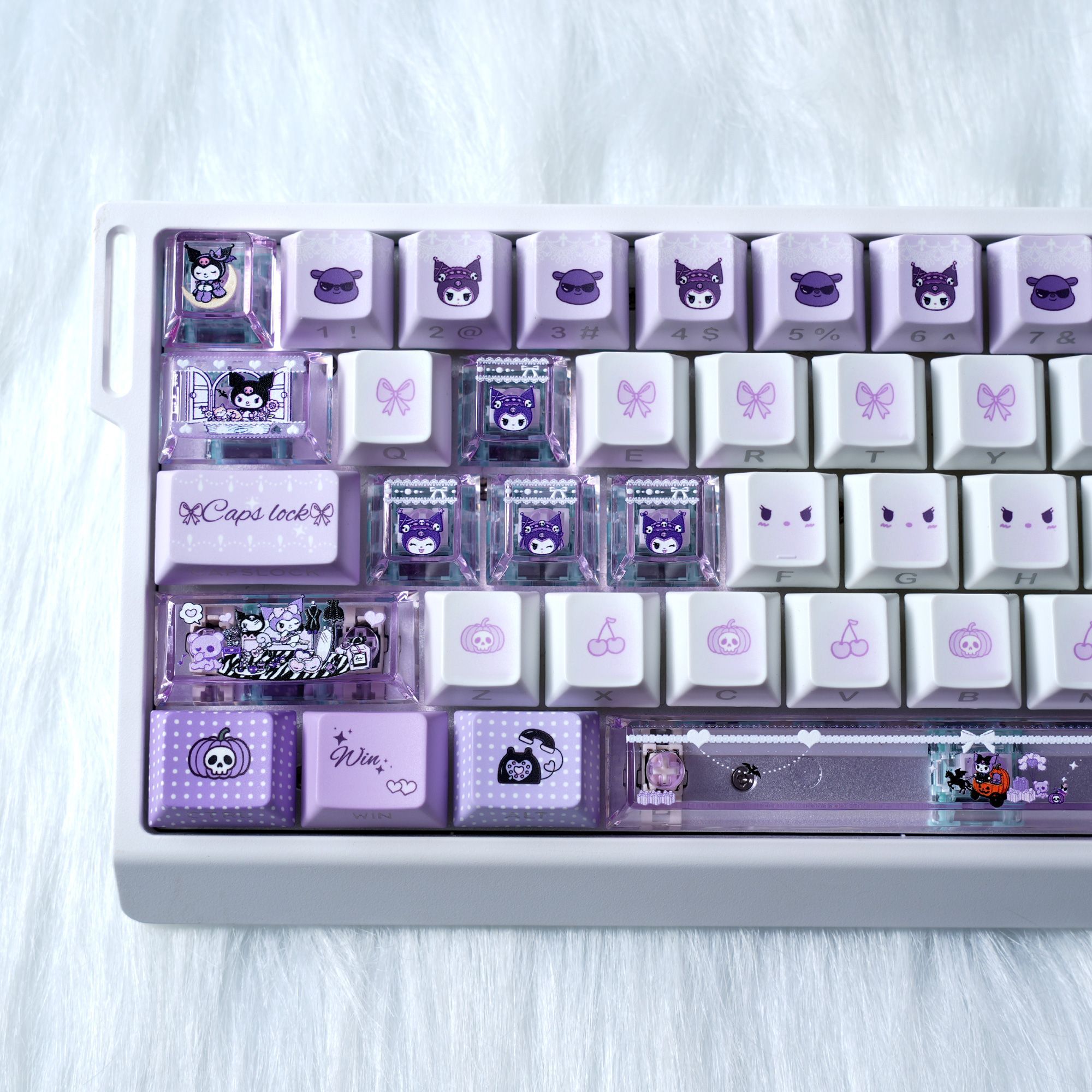 Anime Sanrio Kuromi Keycaps PB - Pc Gaming Kuromi review and price