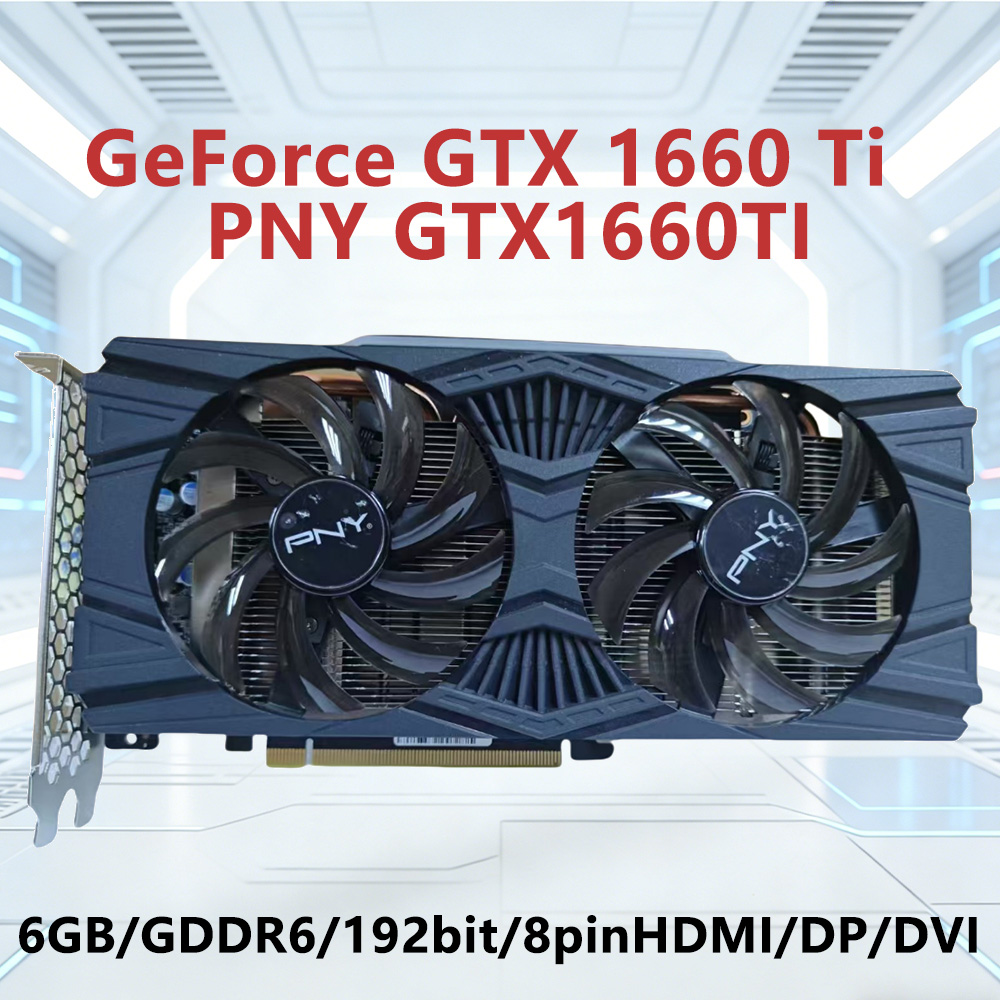 PNY GeForce GTX 1660 Ti 6GB GD - Pc Gaming Graphics Card review and price