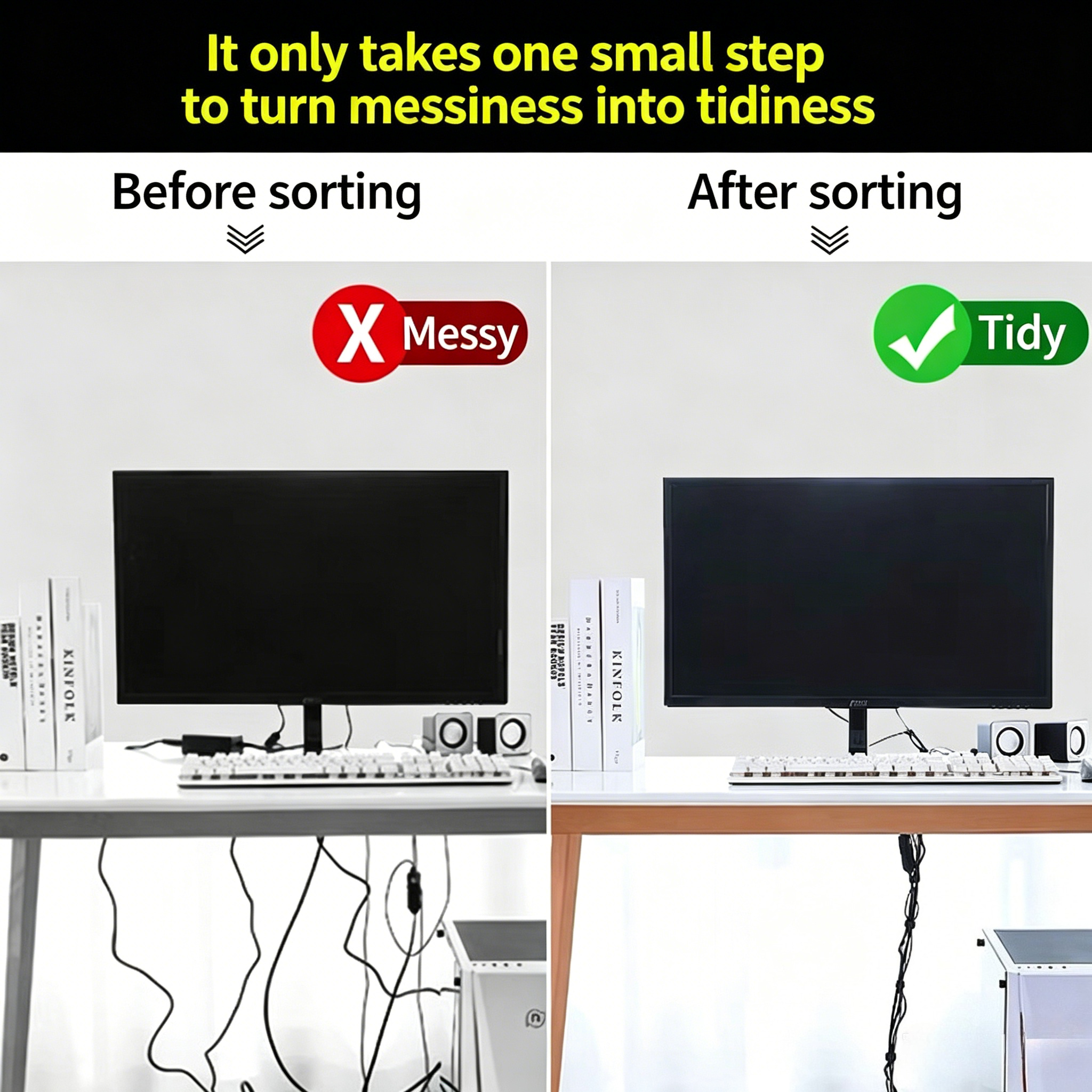 1/3M Cable Organizer Cable Man - Cable Management Sleeve review and price