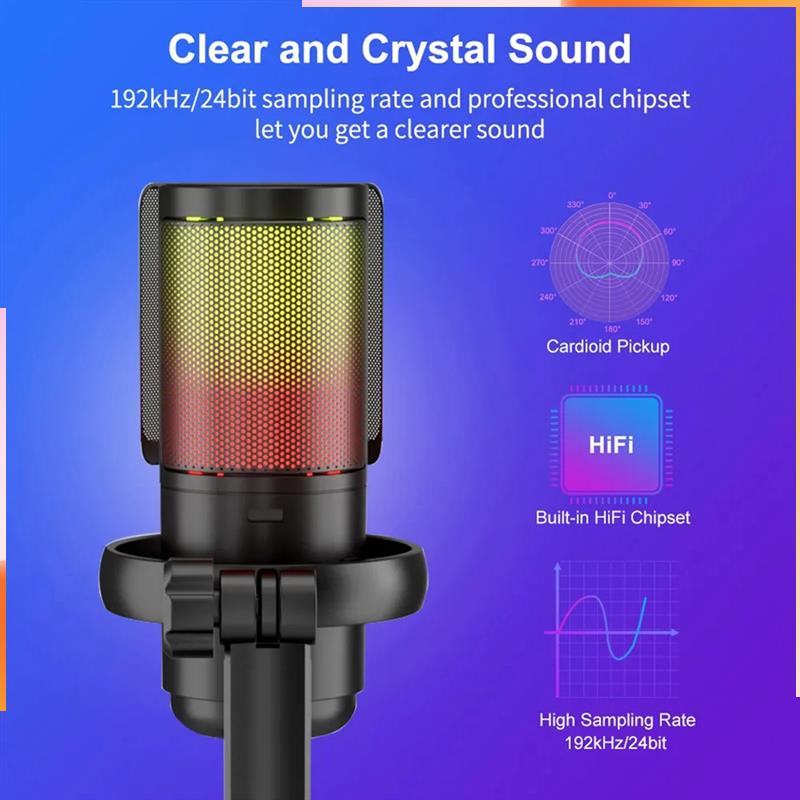 A92Z Gaming RGB Microphone, US - Pc Gaming On Tv review and price