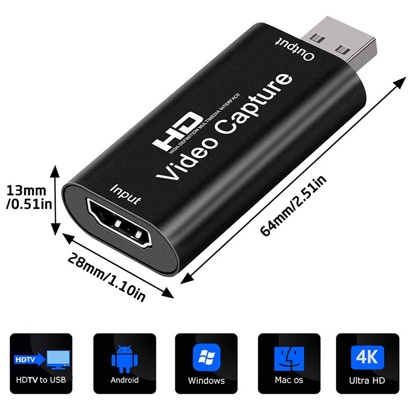 USB 2.0 Video Capture Card HD  - Pc Gaming Games review and price
