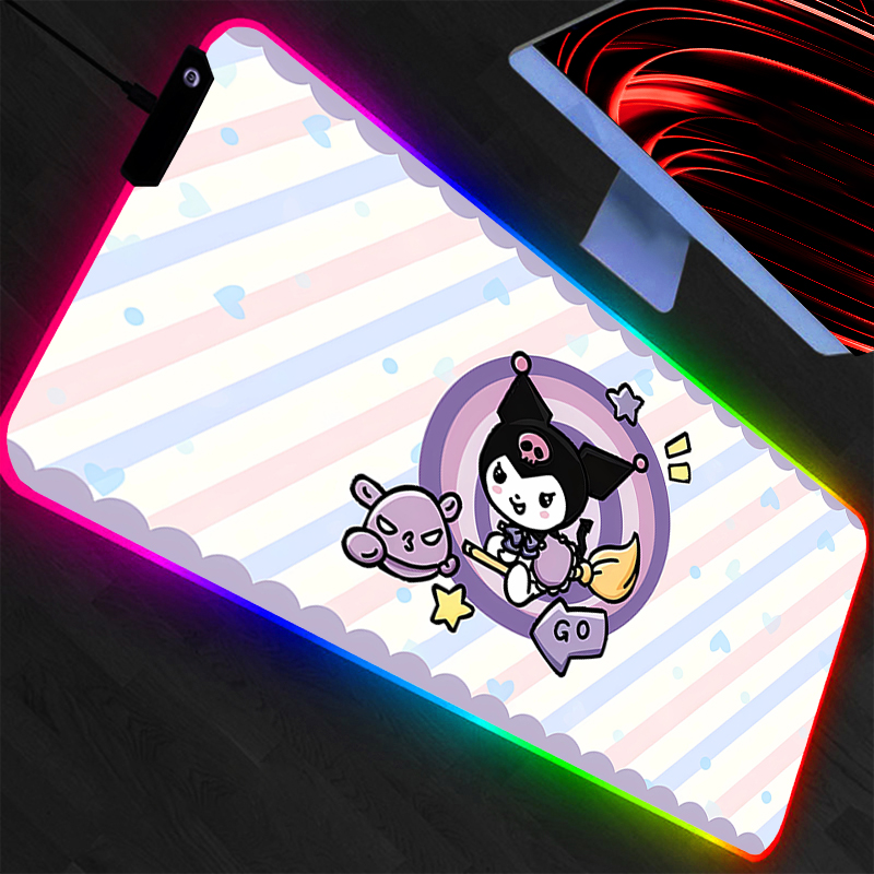 Kuromi Large Mouse Pad RGB Lap - Pc Gaming Kuromi review and price