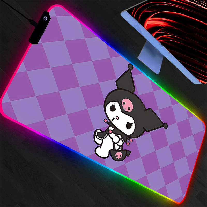 Kuromi Large Mouse Pad RGB Lap - Pc Gaming Kuromi review and price