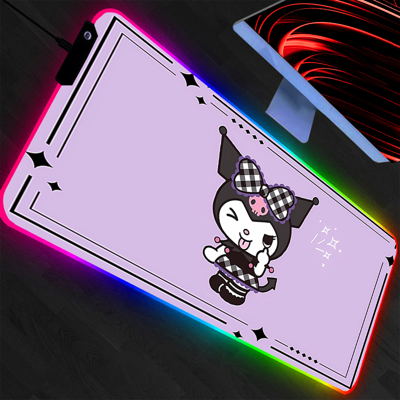 Kuromi Large Mouse Pad RGB Lap - Pc Gaming Kuromi review and price