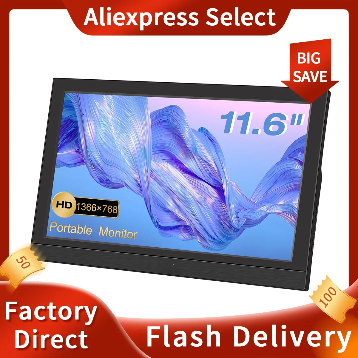 1366*768 11.6-inch Portable Mo - Pc Gaming On Tv review and price