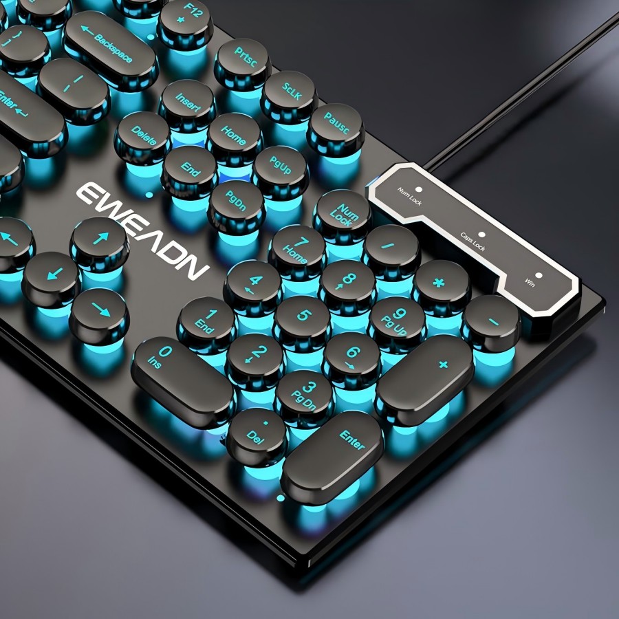 EWEADN Typewriter Gaming Keybo - Pc Gaming Keyboards review and price