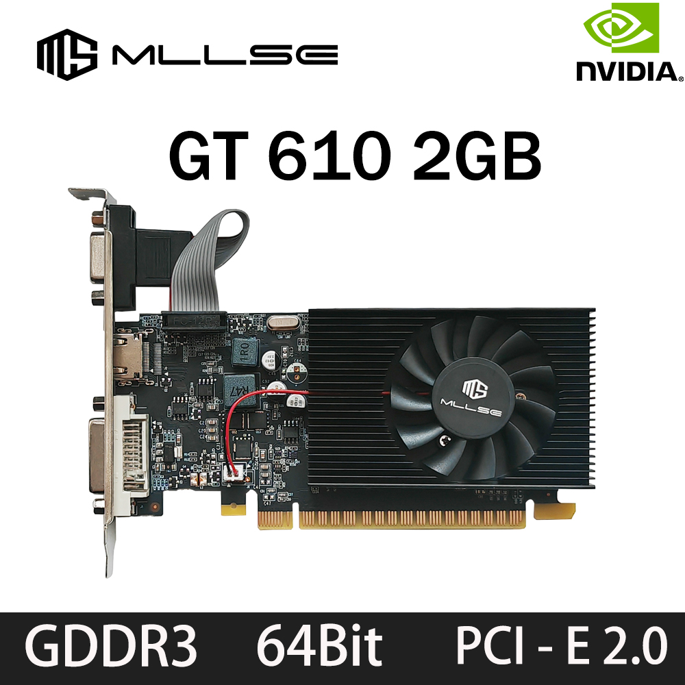 MLLSE GT 610 2GB Graphics Card - Pc Gaming Graphics Card review and price