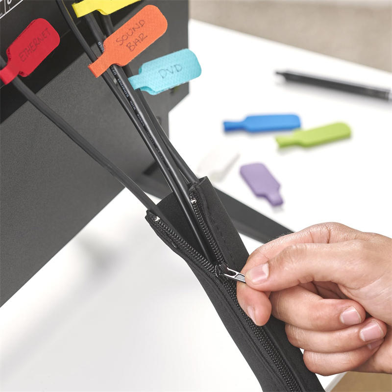 1/2/4 PCS Flexible Cable Manag - Cable Management Sleeve review and price