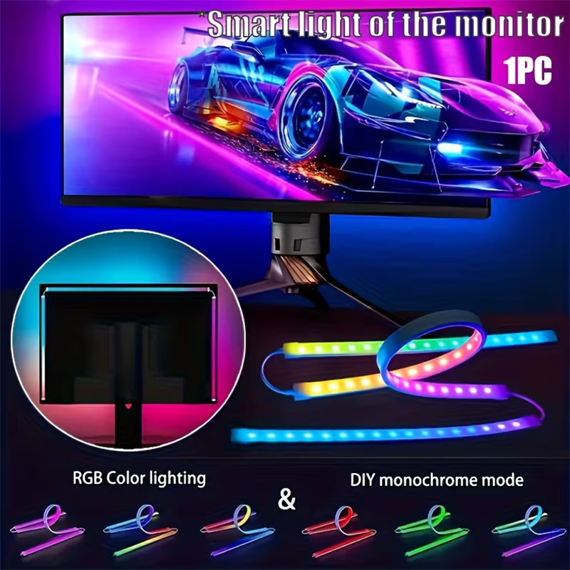 RGB Gaming Lights Strip Monito - Pc Gaming Games review and price