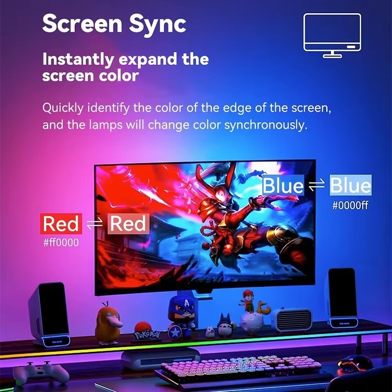 RGB Gaming Lights Strip Monito - Pc Gaming Games review and price