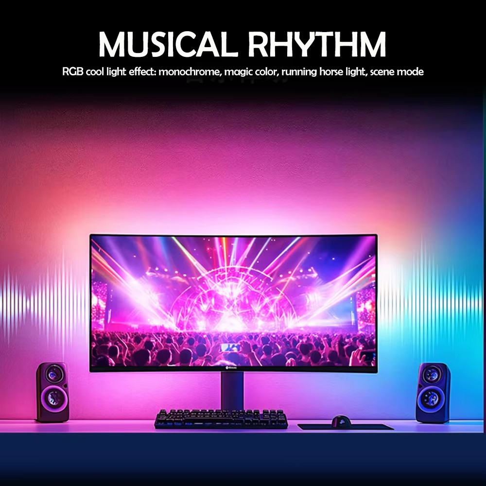 RGB Gaming Lights Strip Monito - Pc Gaming Games review and price