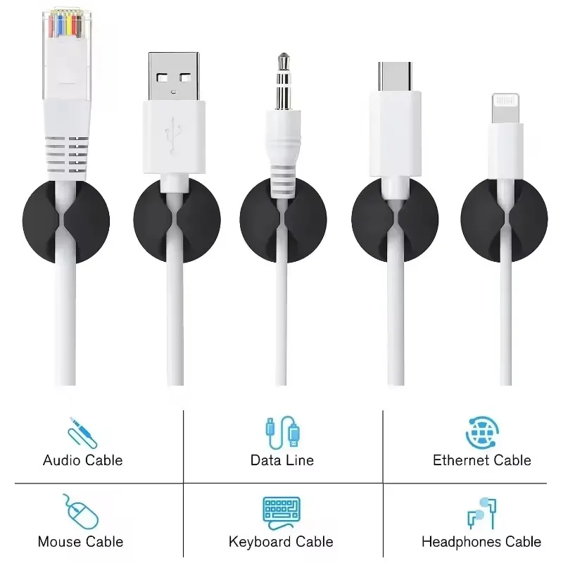 Cable Clips Phone Cord Holder  - Cable Management Sleeve review and price