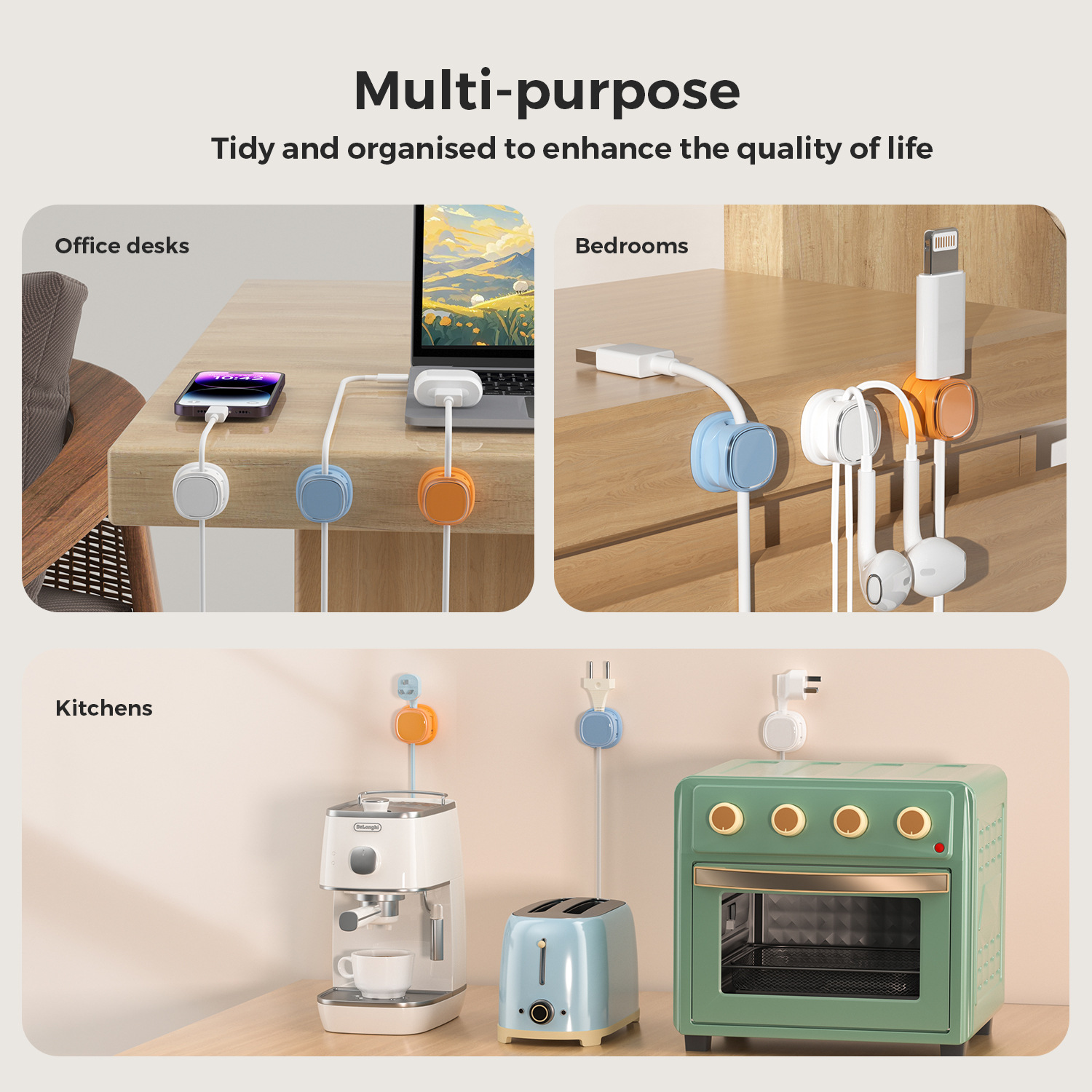 adhesive cable organizer Cable - Cable Management Sleeve review and price