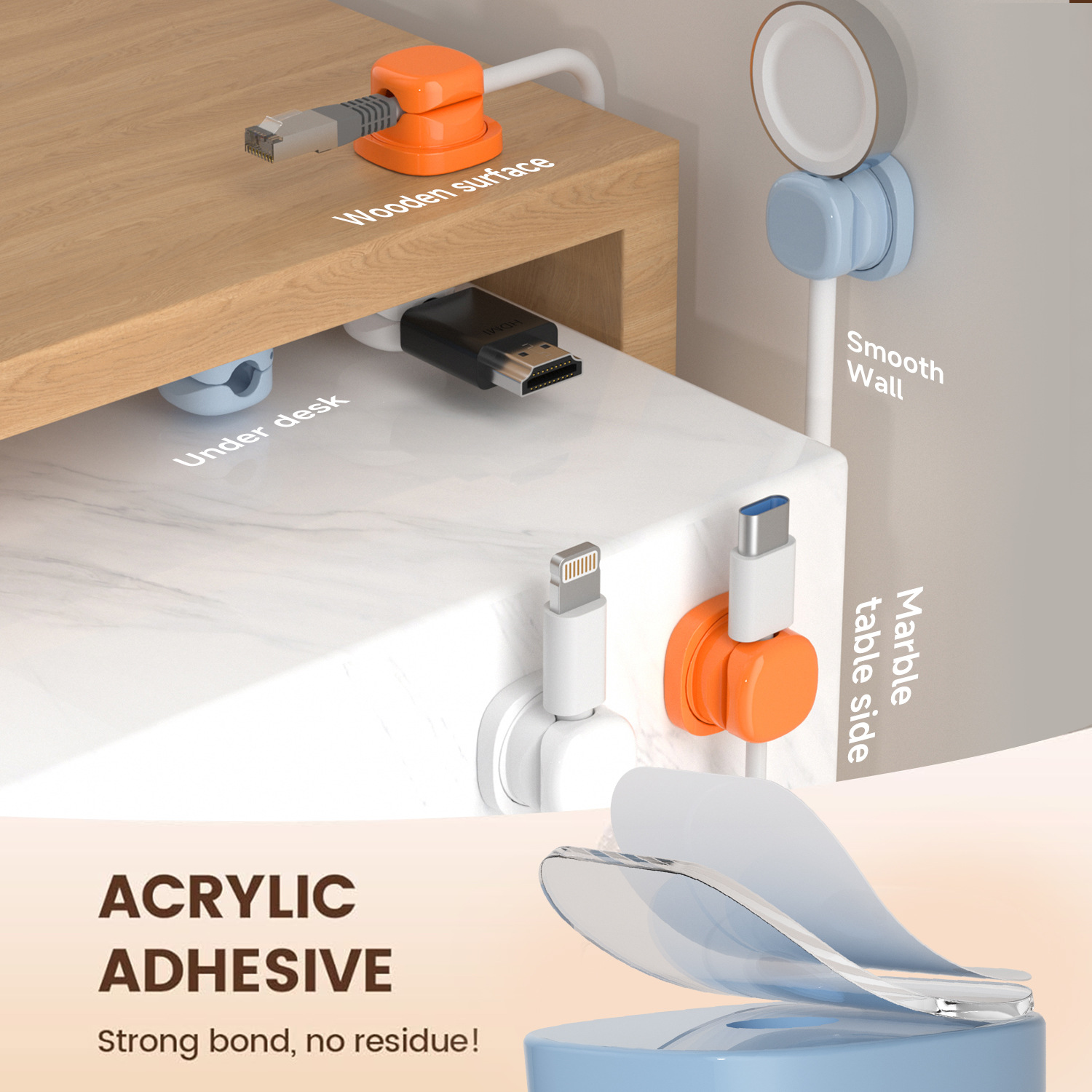 adhesive cable organizer Cable - Cable Management Sleeve review and price