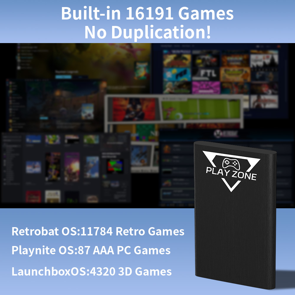Play Zone 1TB Portable Gaming  - Pc Gaming Aaa review and price