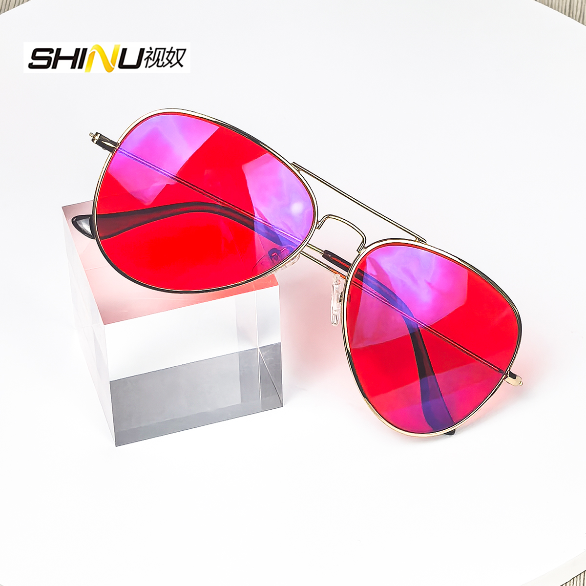 SHINU Red Lenses Glasses Men O - Gaming Glasses Blue Light review and price