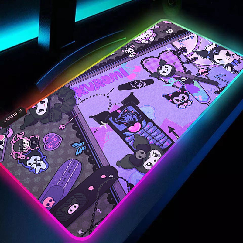 Rubber Mouse Pad RGB PC Comput - Pc Gaming Kuromi review and price