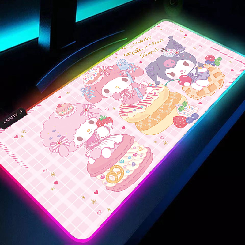 Rubber Mouse Pad RGB PC Comput - Pc Gaming Kuromi review and price
