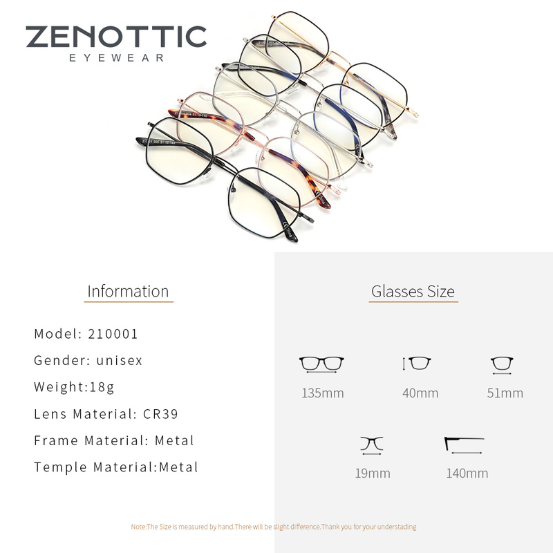 ZENOTTIC Metal Anti Blue Light - Gaming Glasses Blue Light review and price