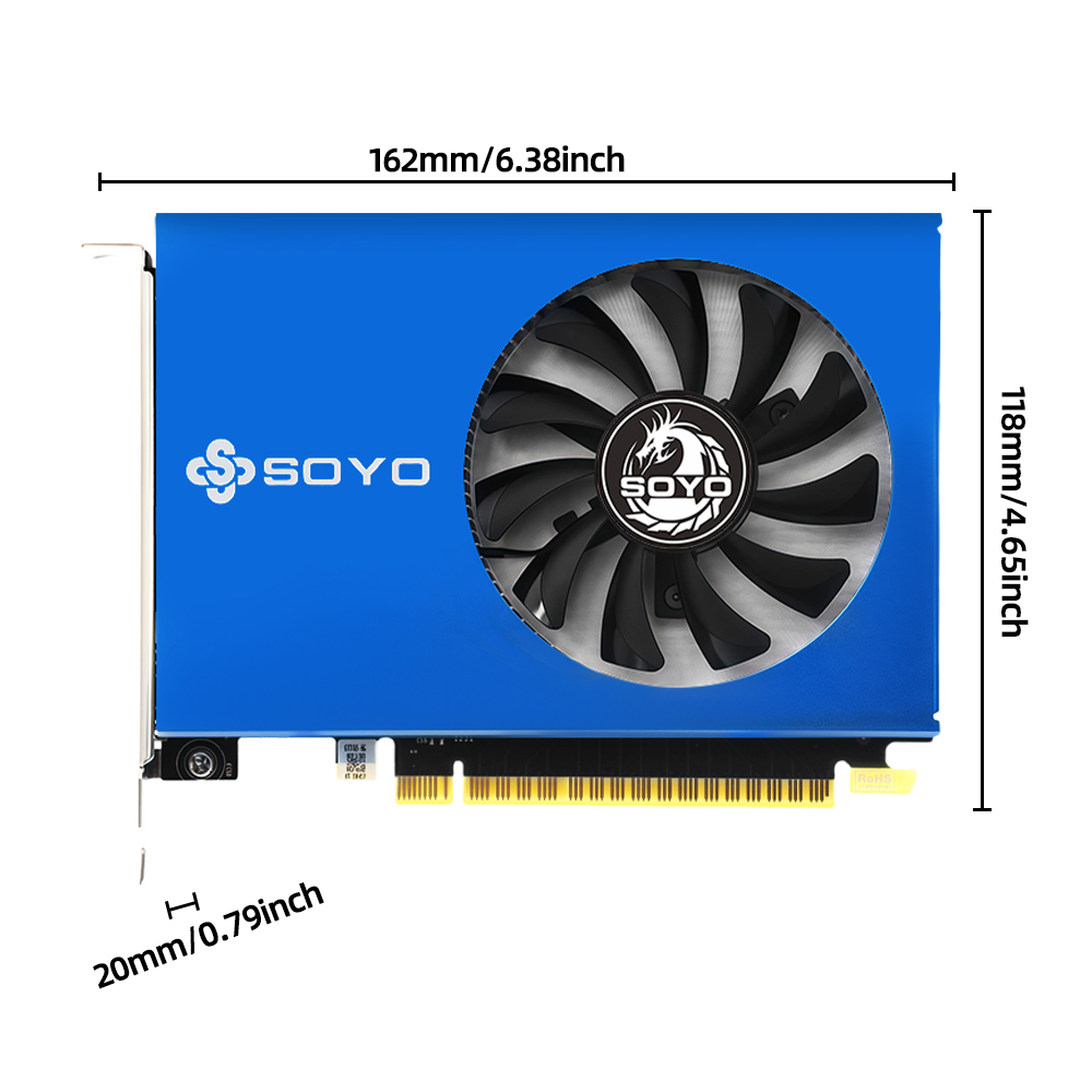 SOYO NVIDIA GeForce GT 730 4GB - Pc Gaming Graphics Card review and price