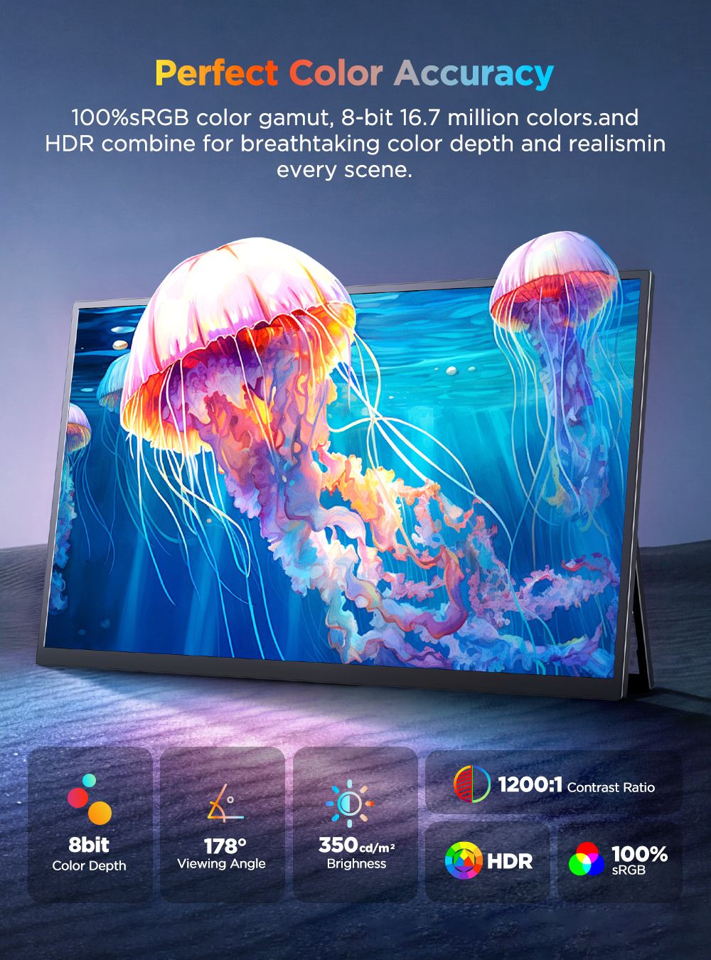 UPERFECT UColor J1 4K Touch Sc - Pc Zotac Gaming review and price