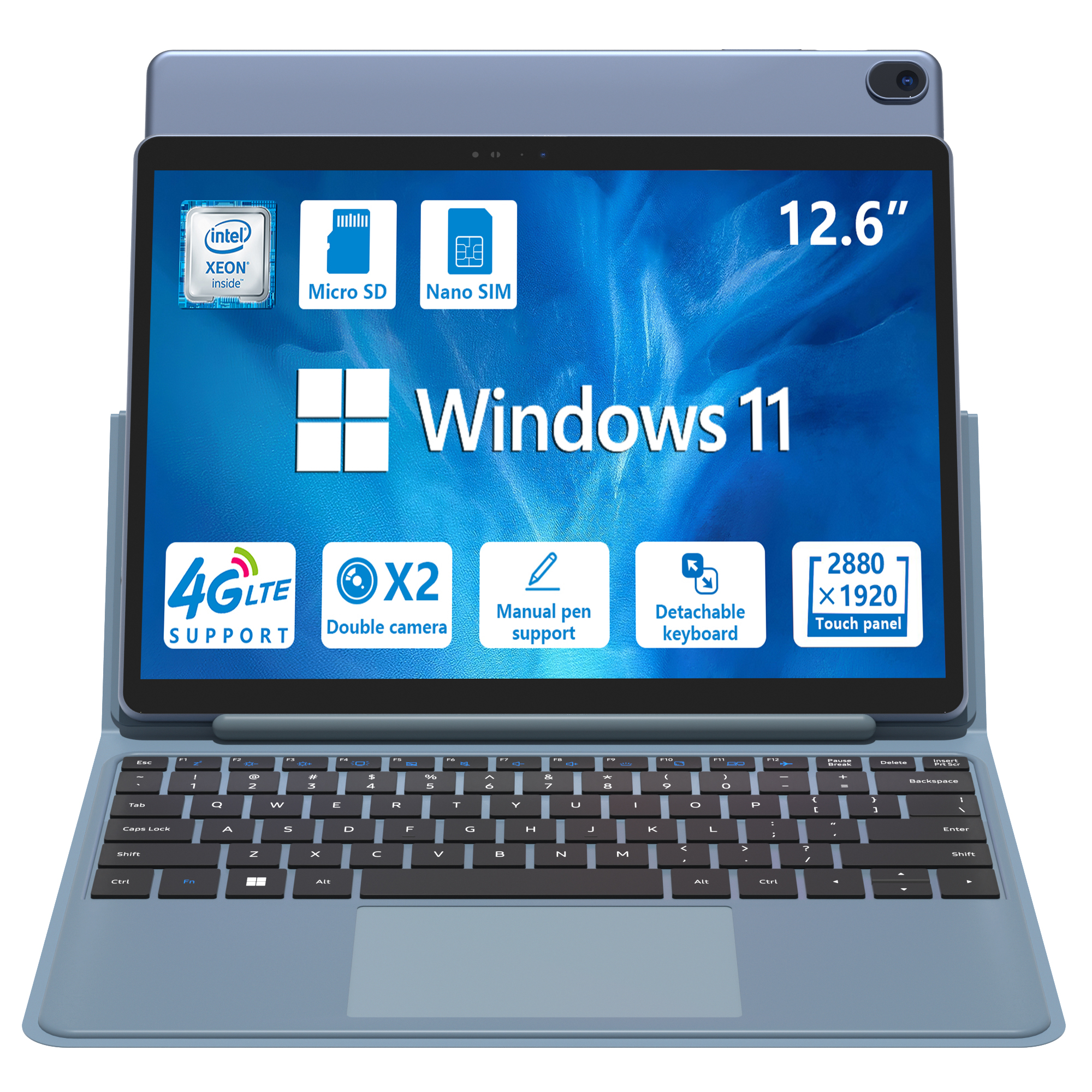 12.6 Inch IPS Touch Screen WiF - Pc Gaming Keyboards review and price