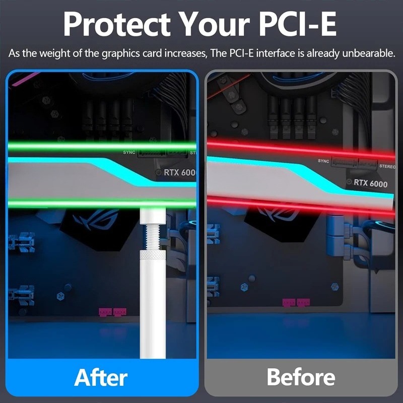Aluminum GPU Anti Sag Bracket, - Pc Gaming Graphics Card review and price