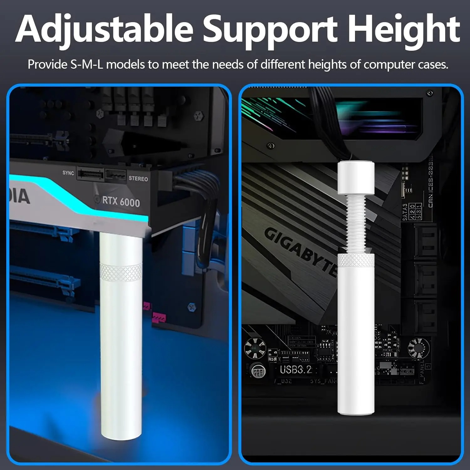 Aluminum GPU Anti Sag Bracket, - Pc Gaming Graphics Card review and price